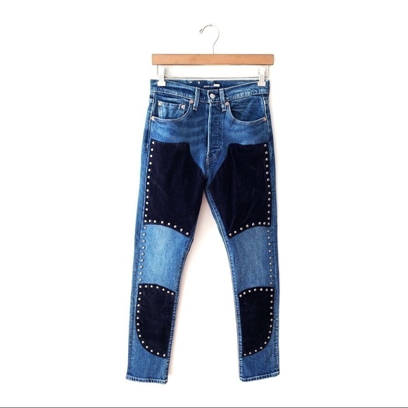 Levi’s Free People Studded Skinny Jeans Womens Size 26 - Picture 3 of 9